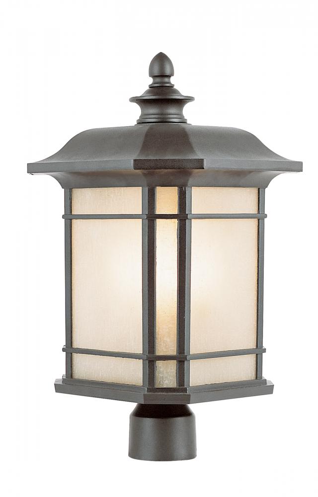 Craftsman style post light clearance